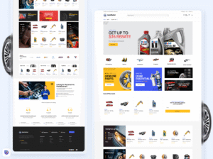 Automarket Autopart Divi Template 1