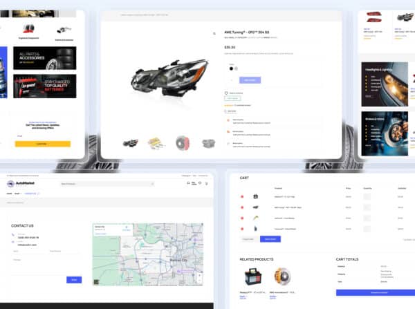 Automarket Autopart Divi Template 2