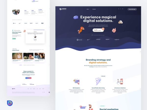 Digital Solutions Agency Divi Landing Page