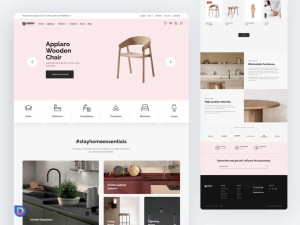 Ikea eCommerce Divi Landing Page