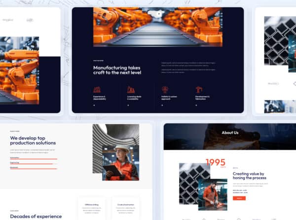 Industrium Divi Template 2