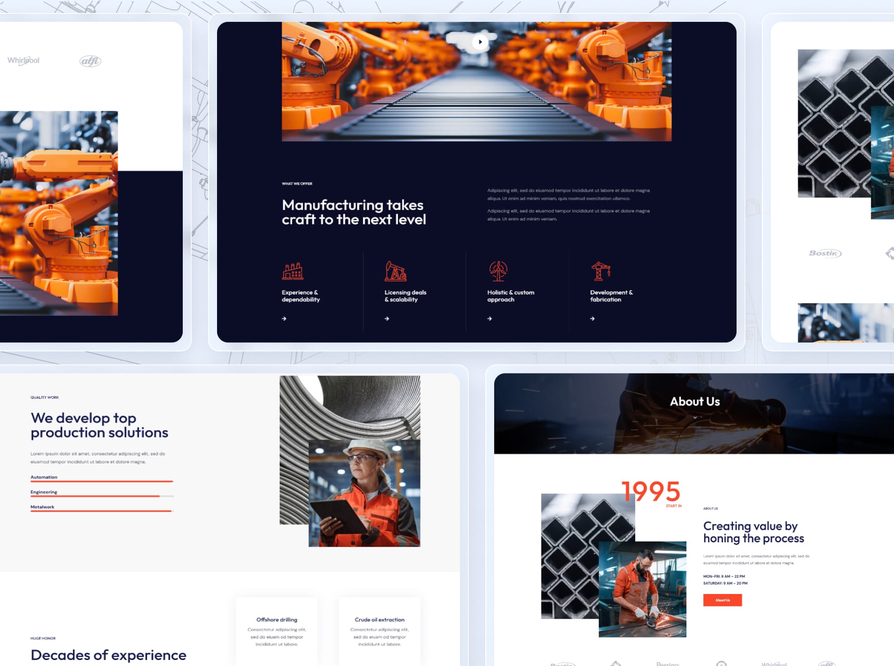 Industrium Divi Template 2 Industrium Divi Template 2