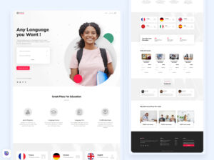 Lenguaje Institute Divi Landing page