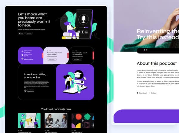 Podcast pages