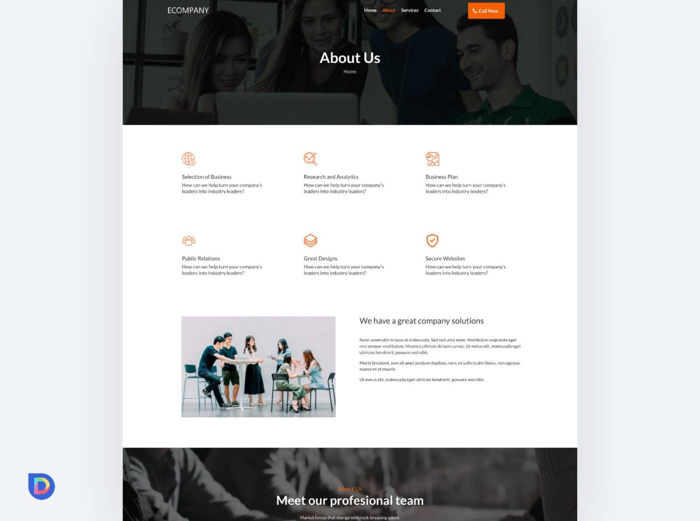 Ecompany Corporative Divi Template UXDivitemplates Ecompany Corporative Divi Template UXDivitemplates