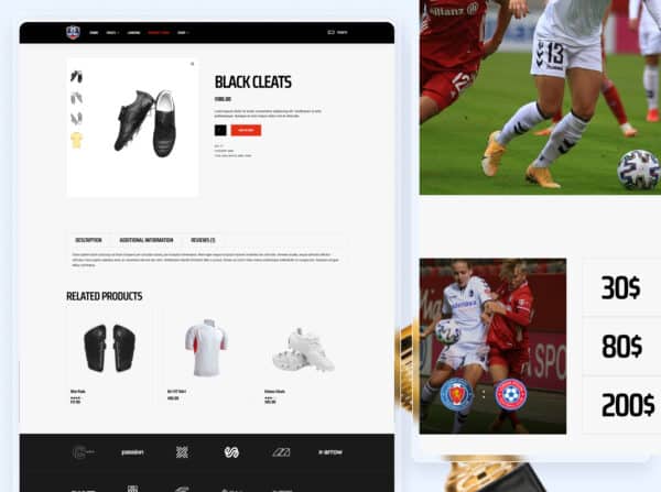 Sport Club Divi Templates 3