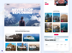 Travel Guide Divi Landing Page